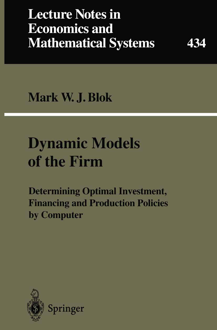 Lecture Notes in Economics and Mathematical Systems