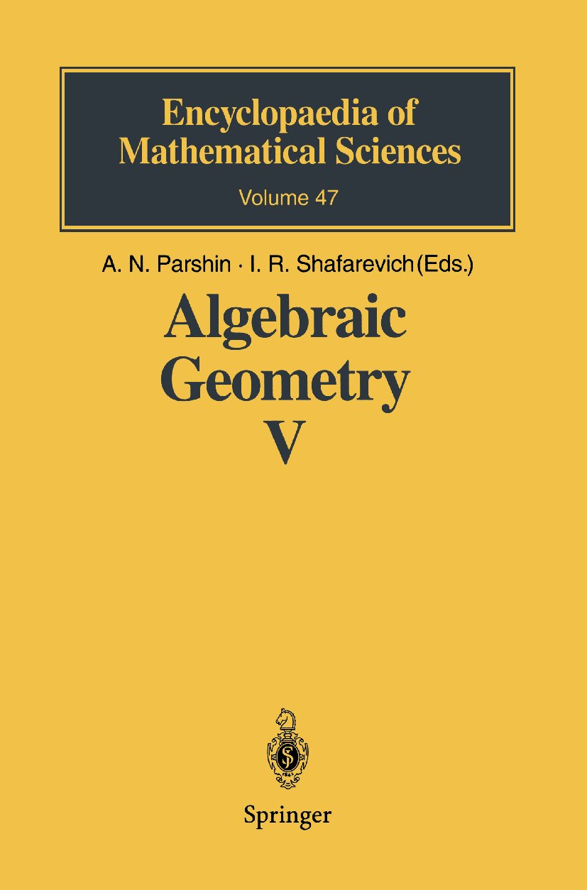 Encyclopaedia of Mathematical Sciences