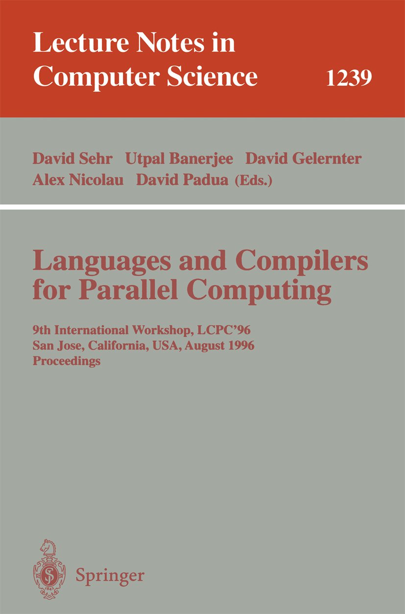 Lecture Notes in Computer Science