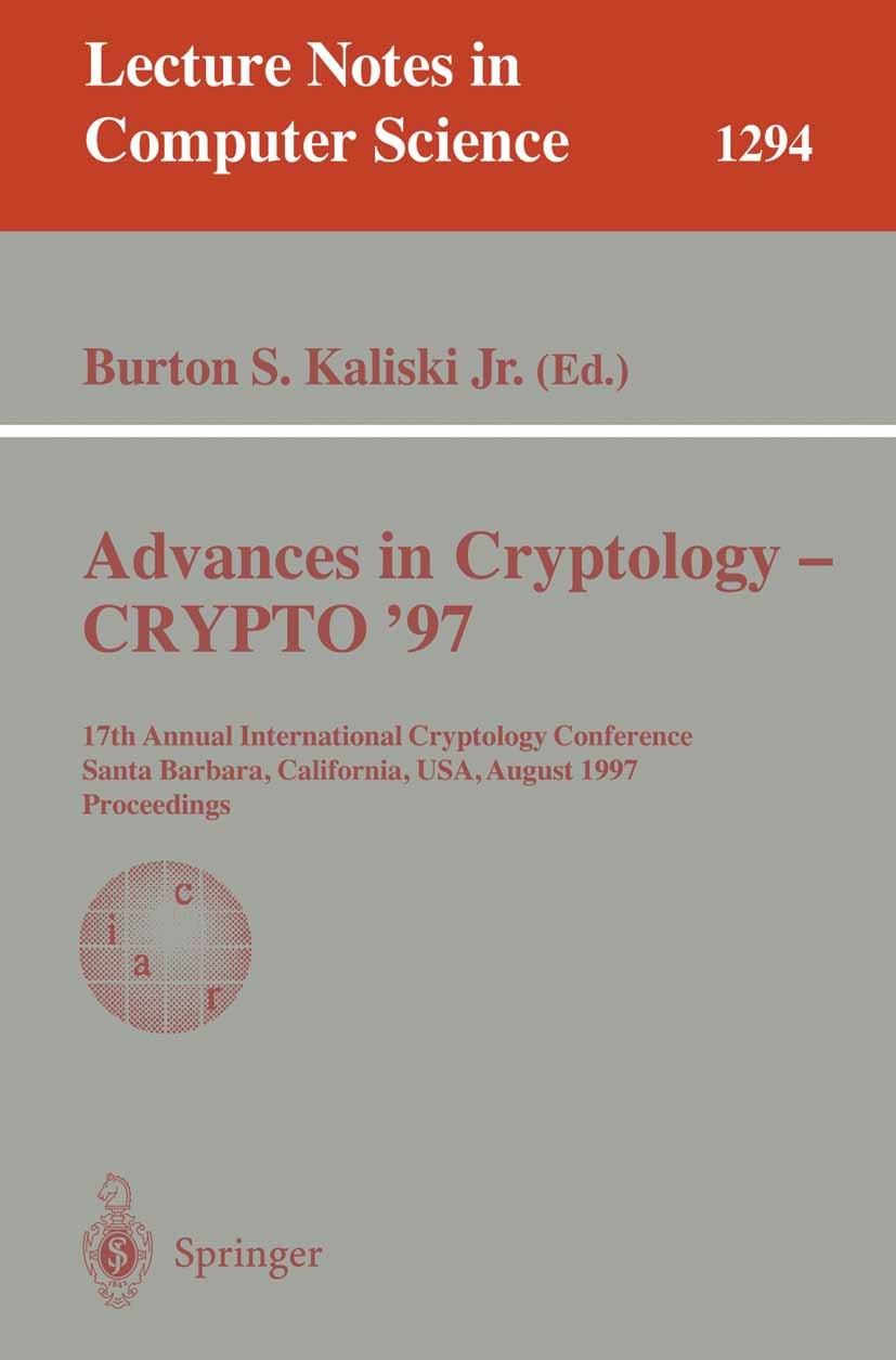 Lecture Notes in Computer Science