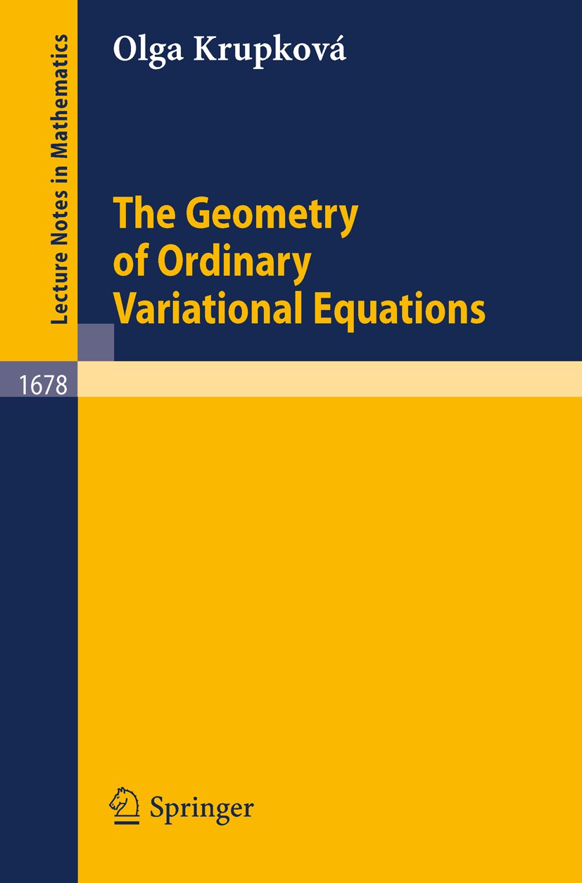 Lecture Notes in Mathematics