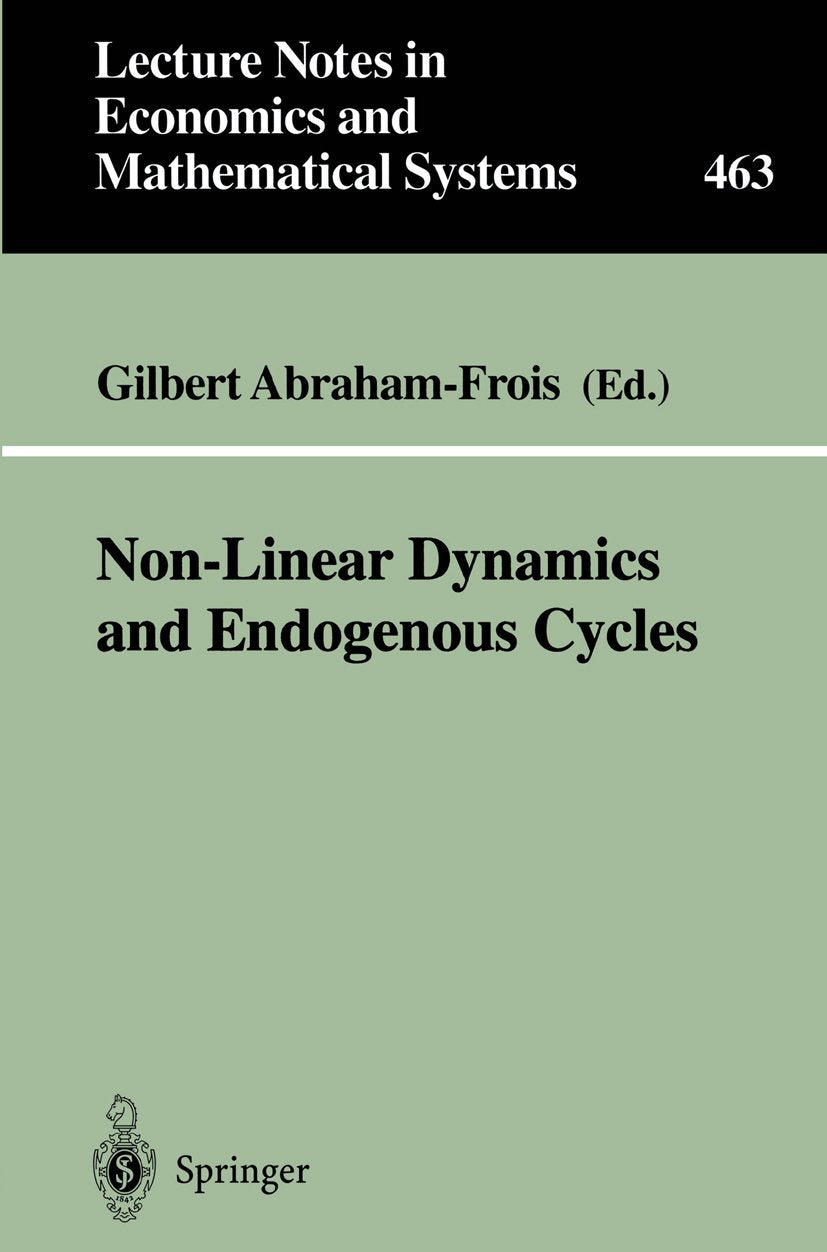 Lecture Notes in Economics and Mathematical Systems