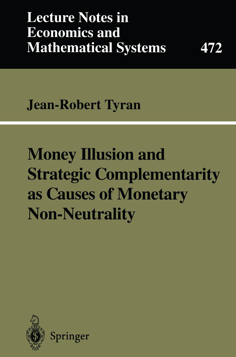 Lecture Notes in Economics and Mathematical Systems