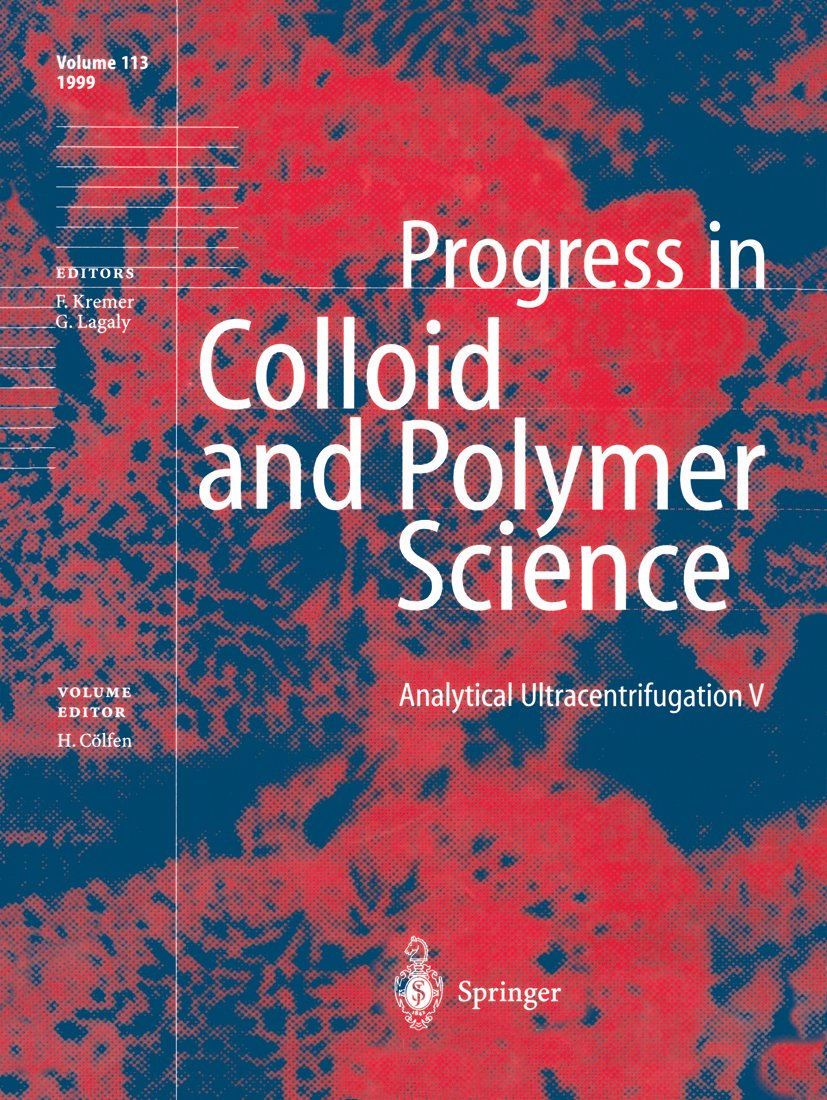 Progress in Colloid and Polymer Science