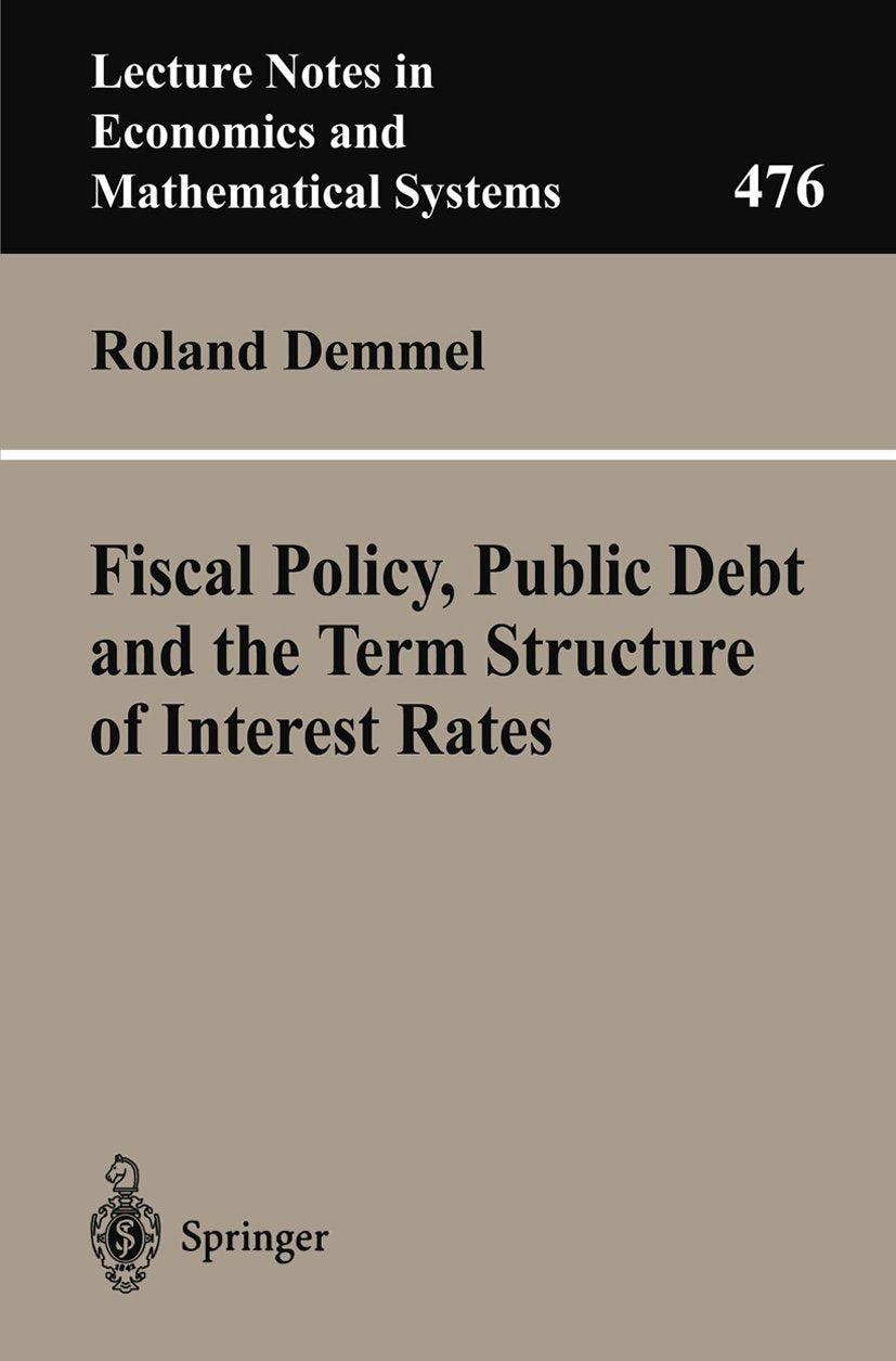Lecture Notes in Economics and Mathematical Systems