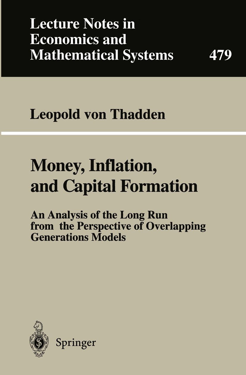 Lecture Notes in Economics and Mathematical Systems