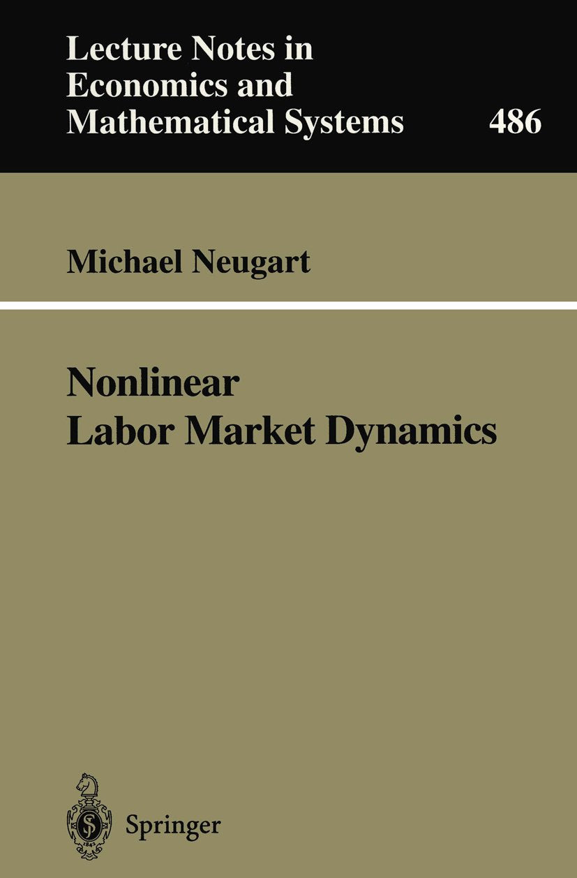 Lecture Notes in Economics and Mathematical Systems