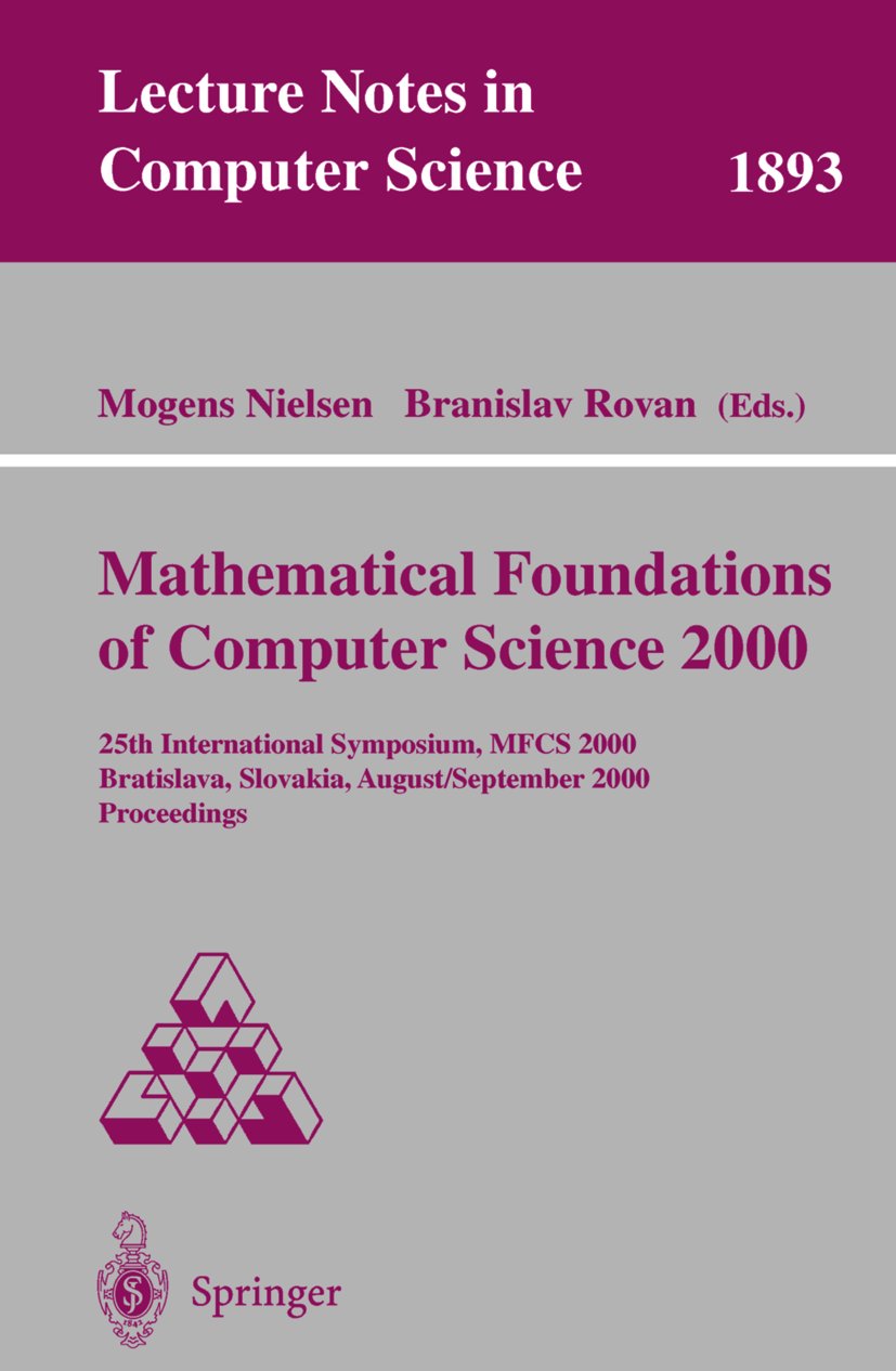 Lecture Notes in Computer Science