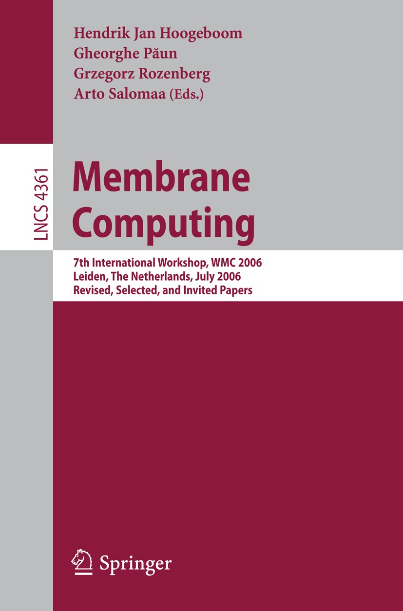 Lecture Notes in Computer Science