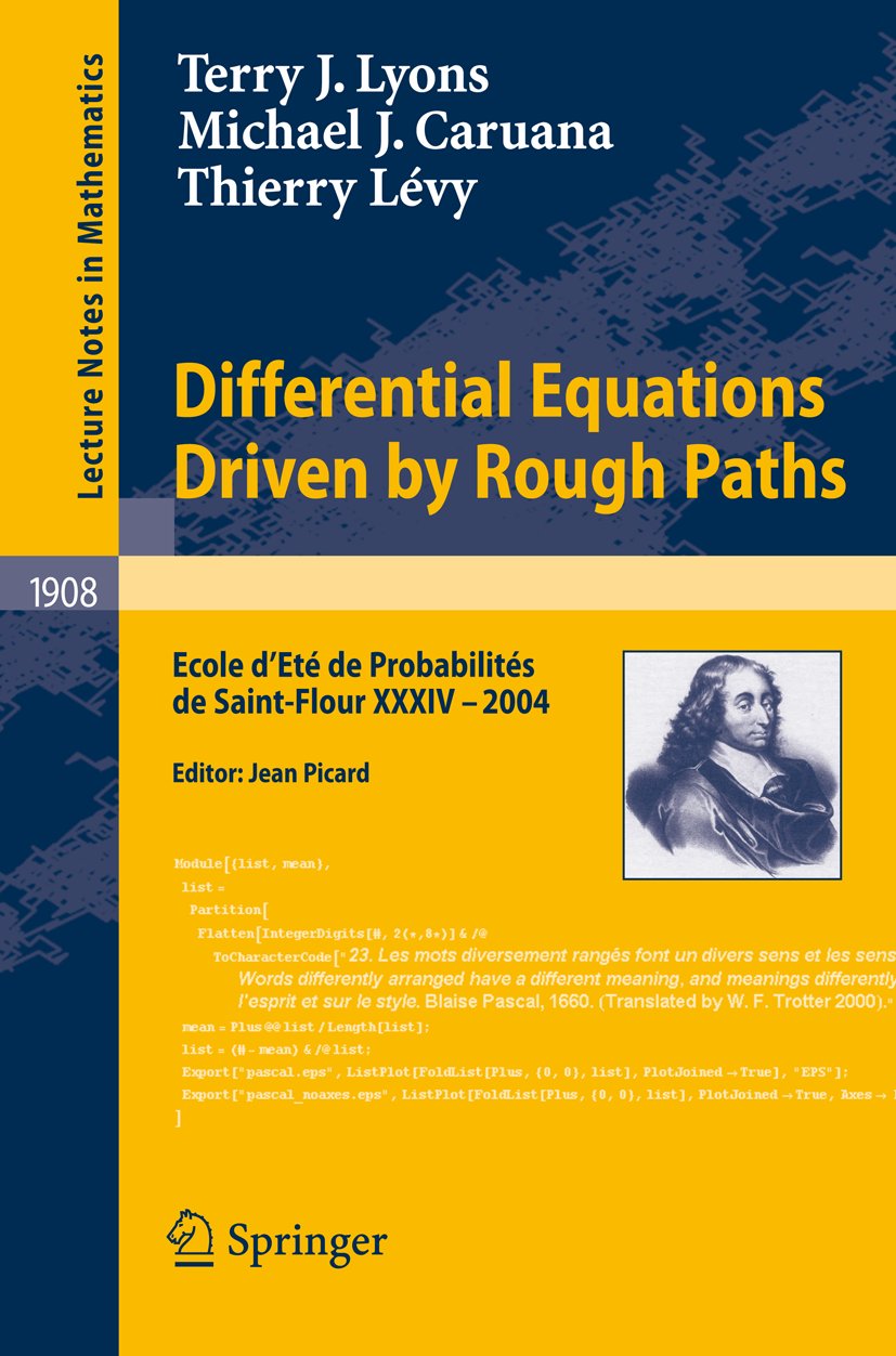 Lecture Notes in Mathematics