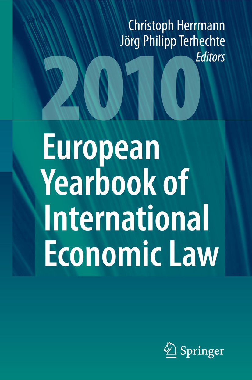 European Yearbook of International Economic Law