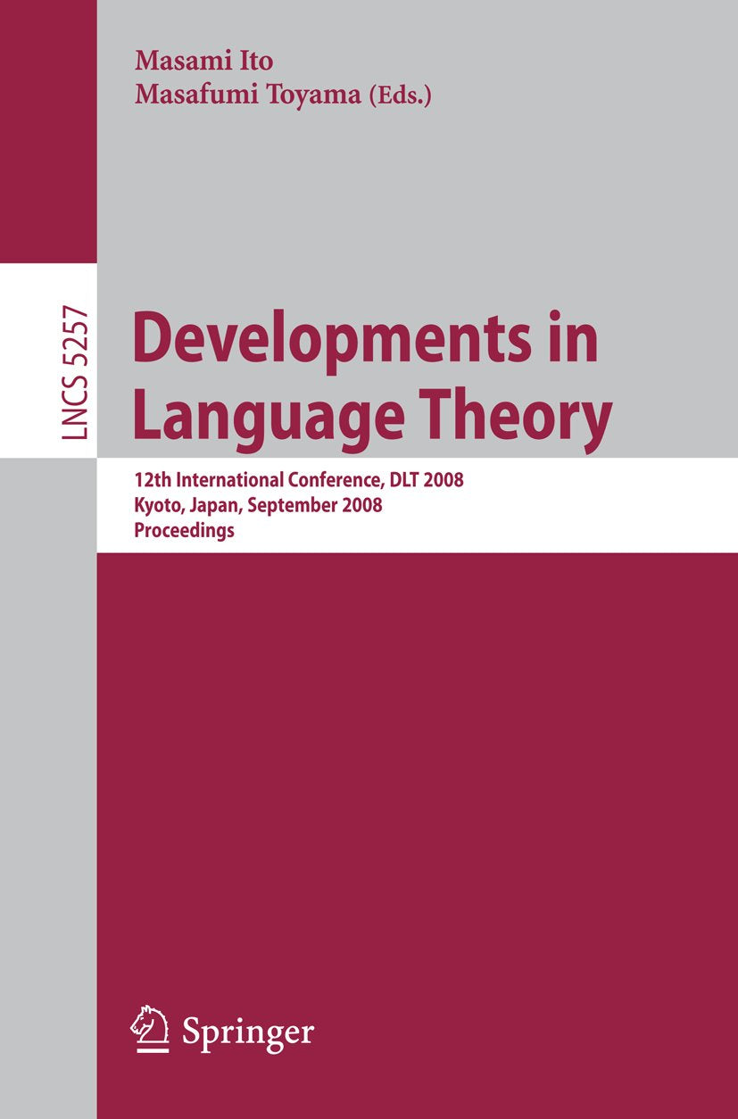 Developments in Language Theory