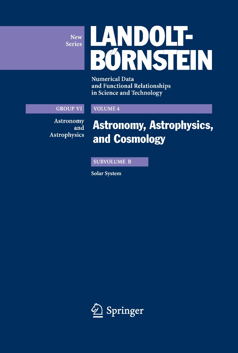 Landolt-Börnstein: Numerical Data and Functional Relationships in Science and Technology - New Series