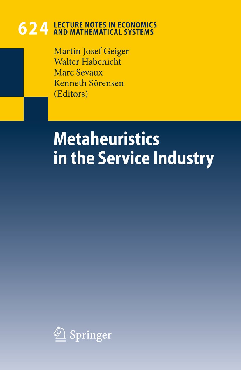 Lecture Notes in Economics and Mathematical Systems