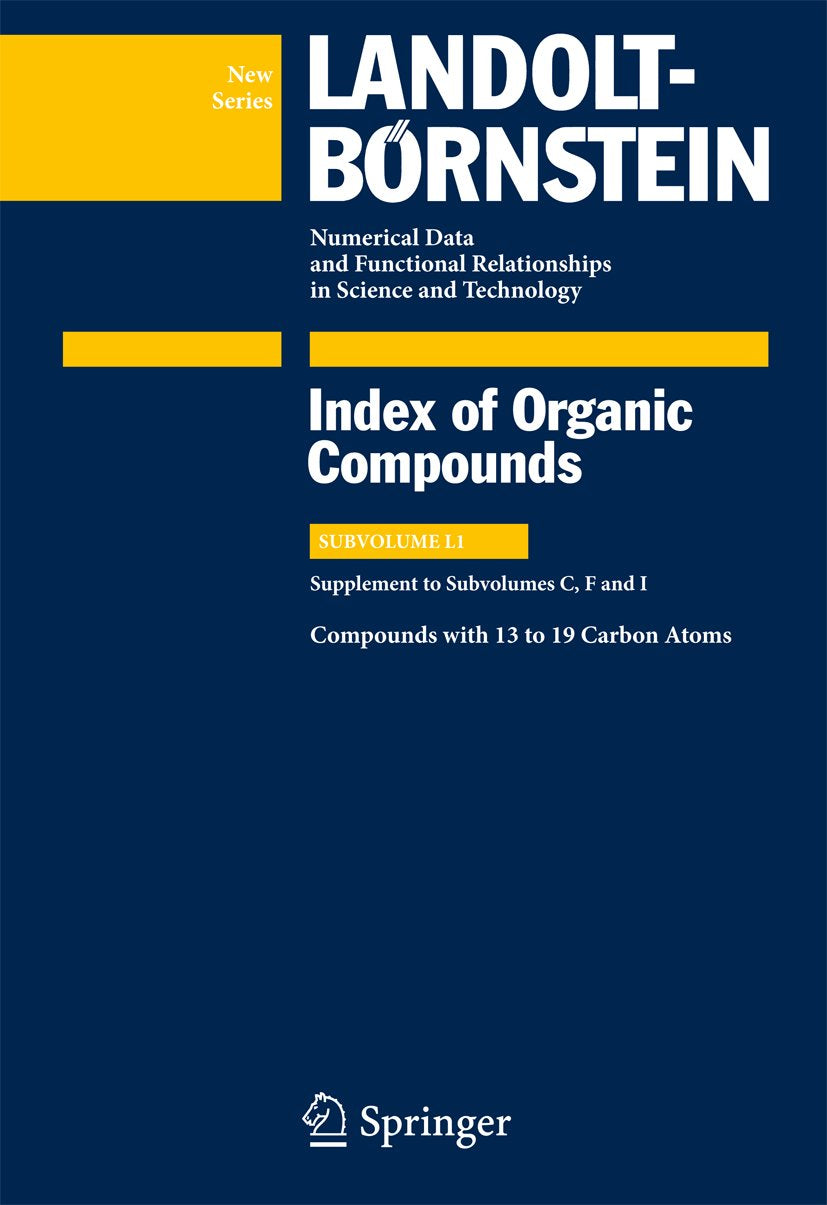 Landolt-Börnstein: Numerical Data and Functional Relationships in Science and Technology - New Series