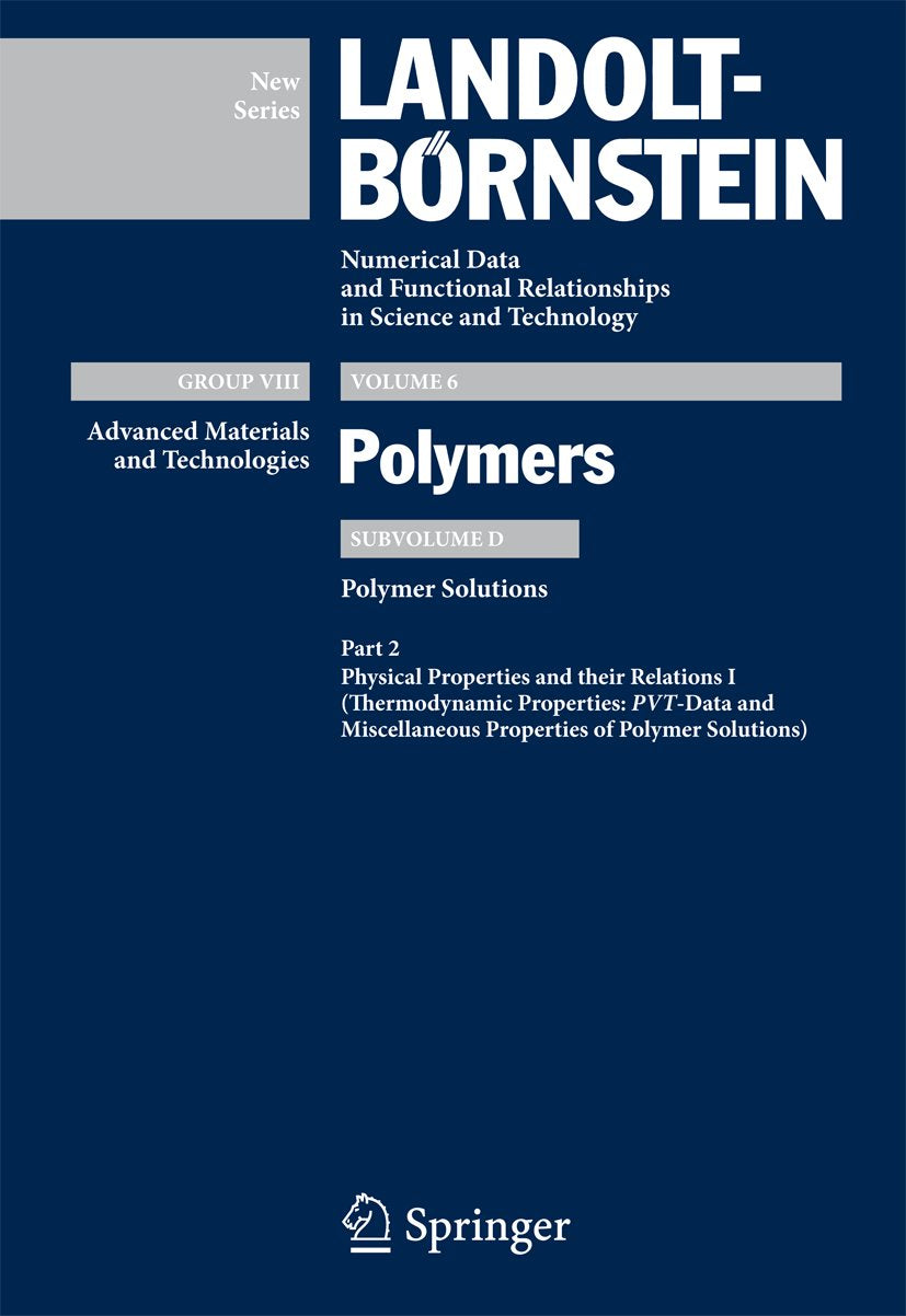 Landolt-Börnstein: Numerical Data and Functional Relationships in Science and Technology - New Series