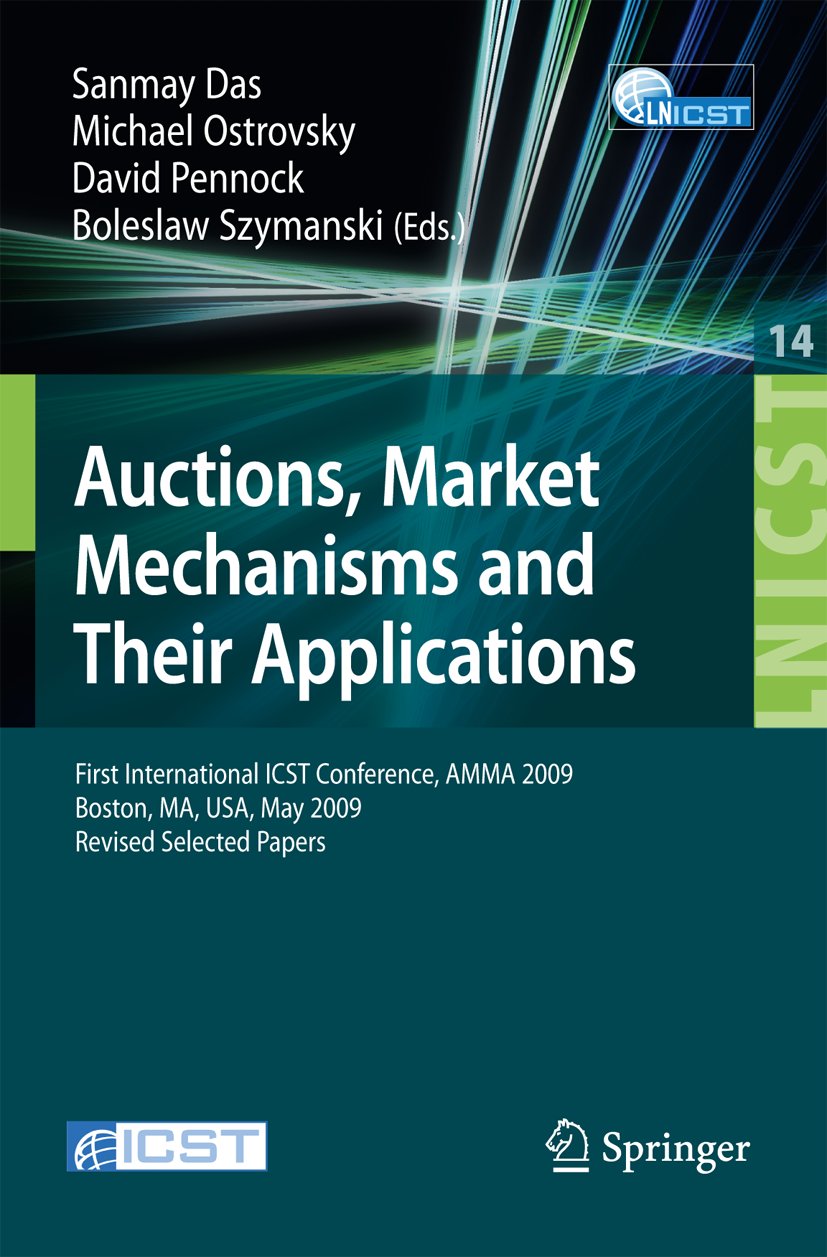 Auctions, Market Mechanisms and Their Applications