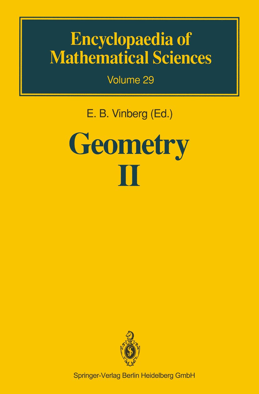Encyclopaedia of Mathematical Sciences