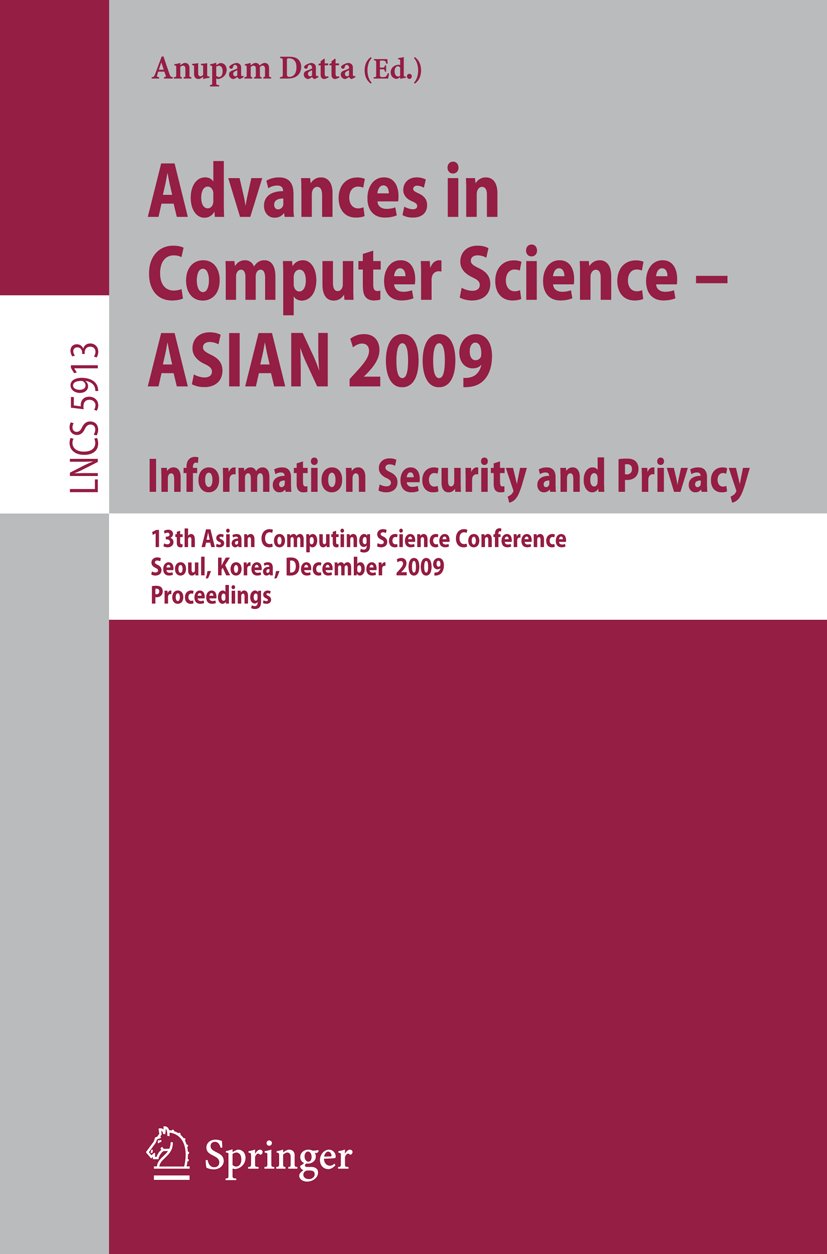 Lecture Notes in Computer Science