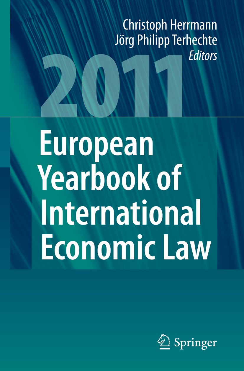 European Yearbook of International Economic Law