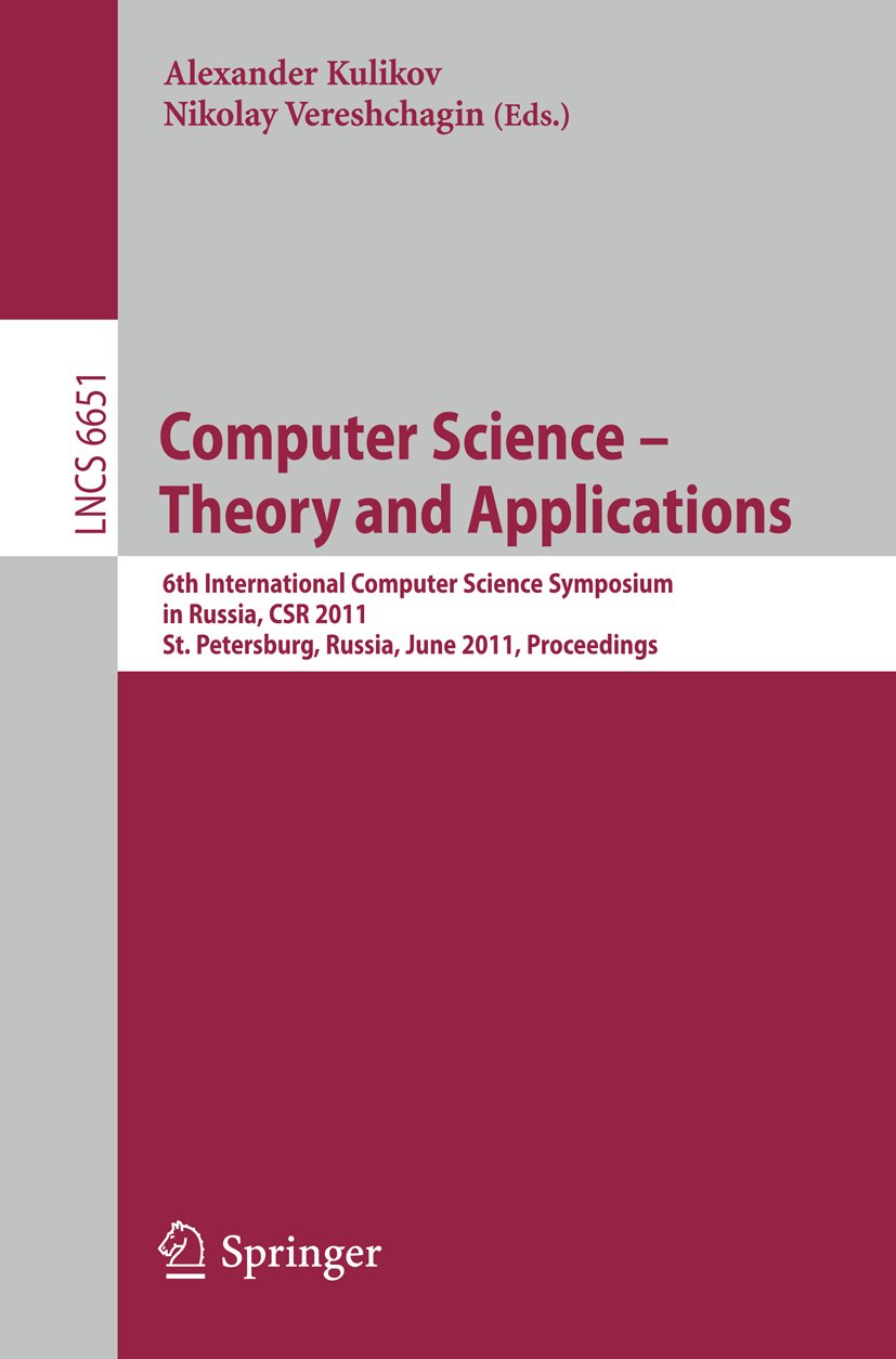 Lecture Notes in Computer Science