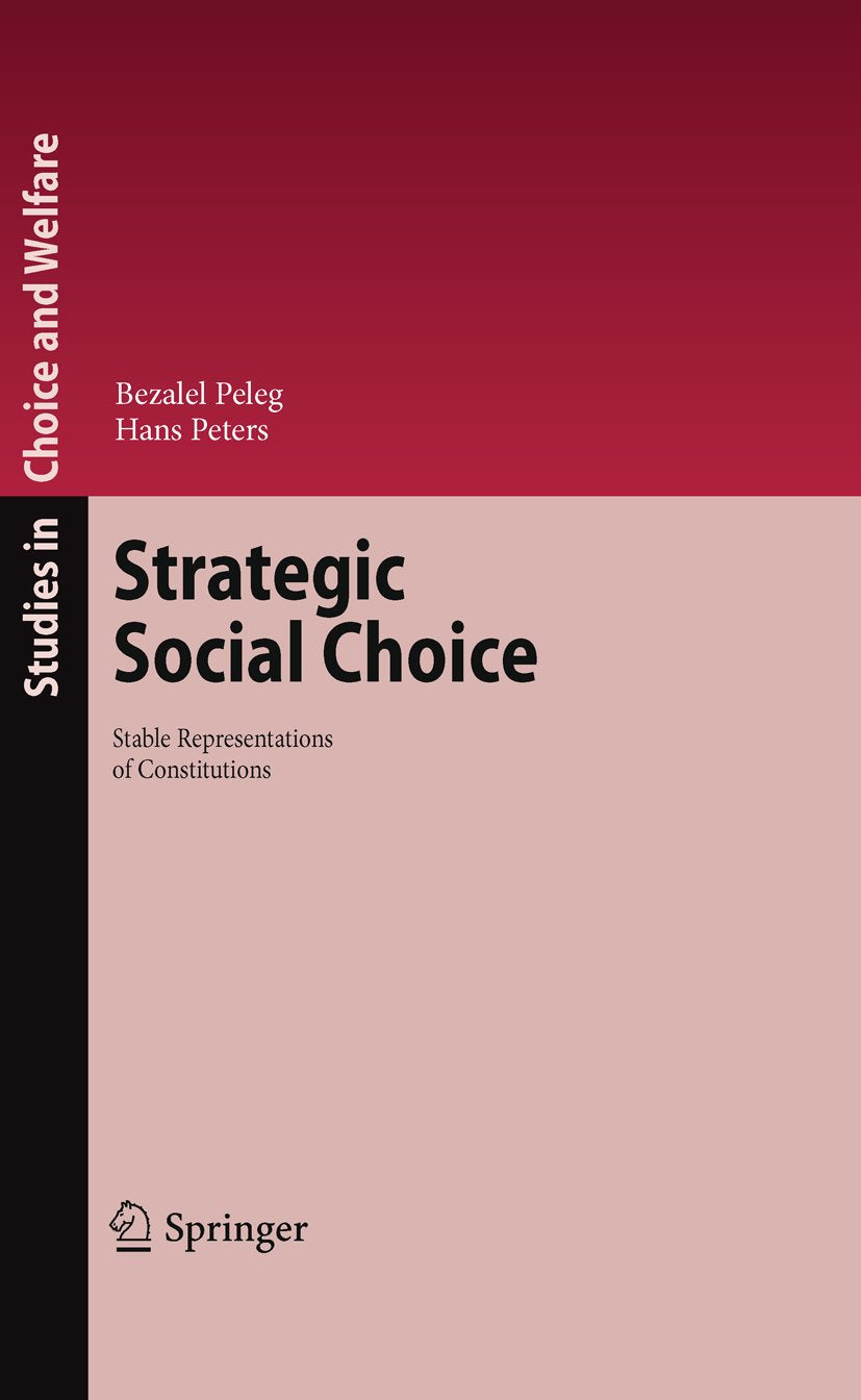 Studies in Choice and Welfare