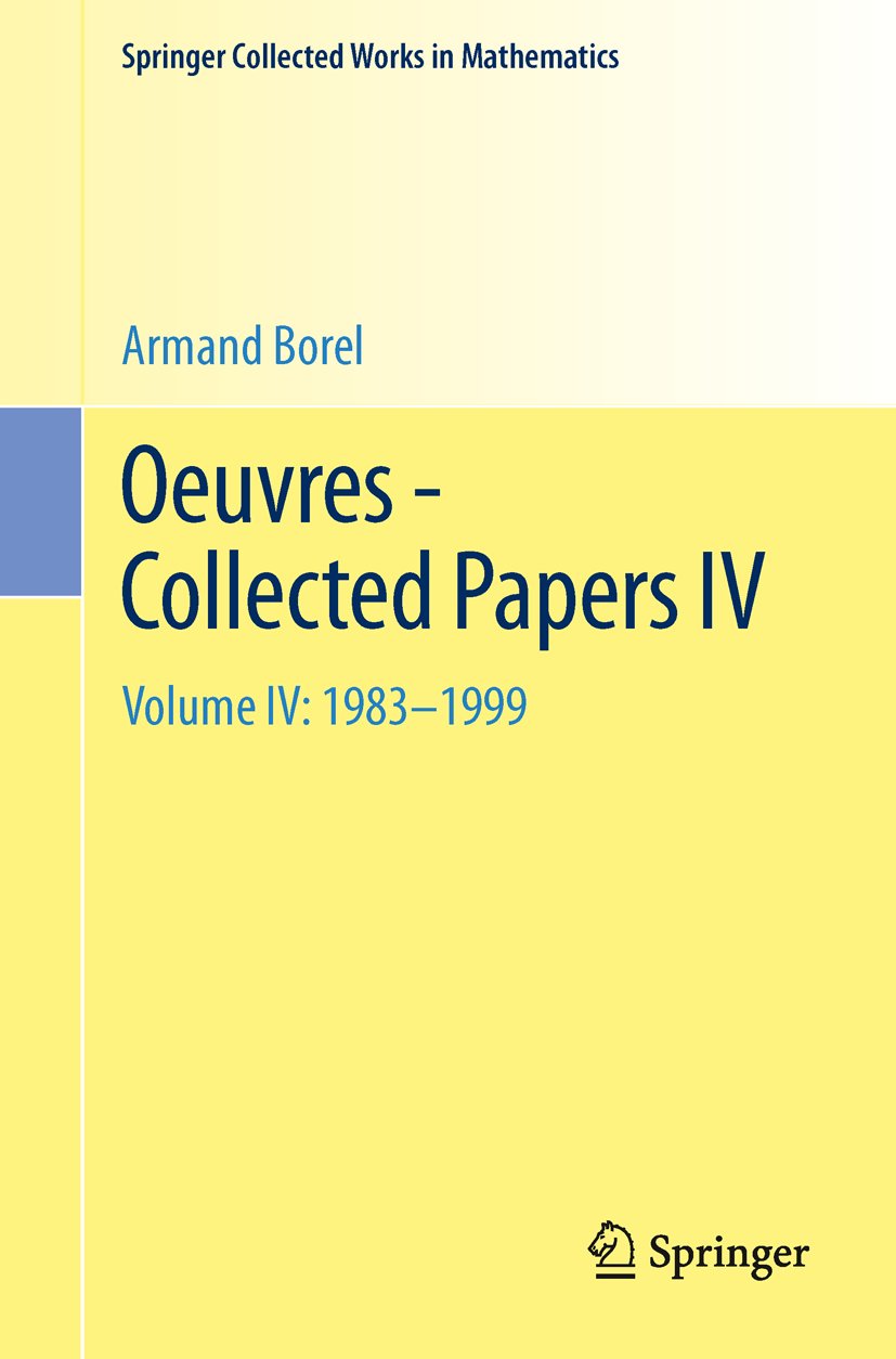 Springer Collected Works in Mathematics