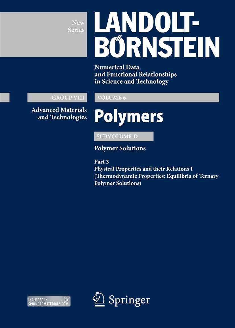 Landolt-Börnstein: Numerical Data and Functional Relationships in Science and Technology - New Series