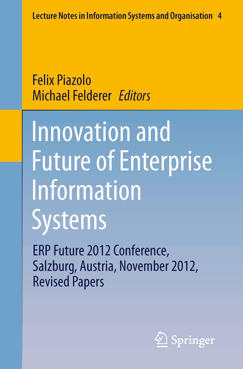 Lecture Notes in Information Systems and Organisation