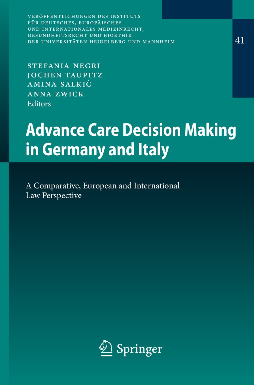 Veröffentlichungen des Instituts für Deutsches, Europäisches und Internationales Medizinrecht, Gesundheitsrecht und Bioethik der Universitäten Heidelberg und Mannheim