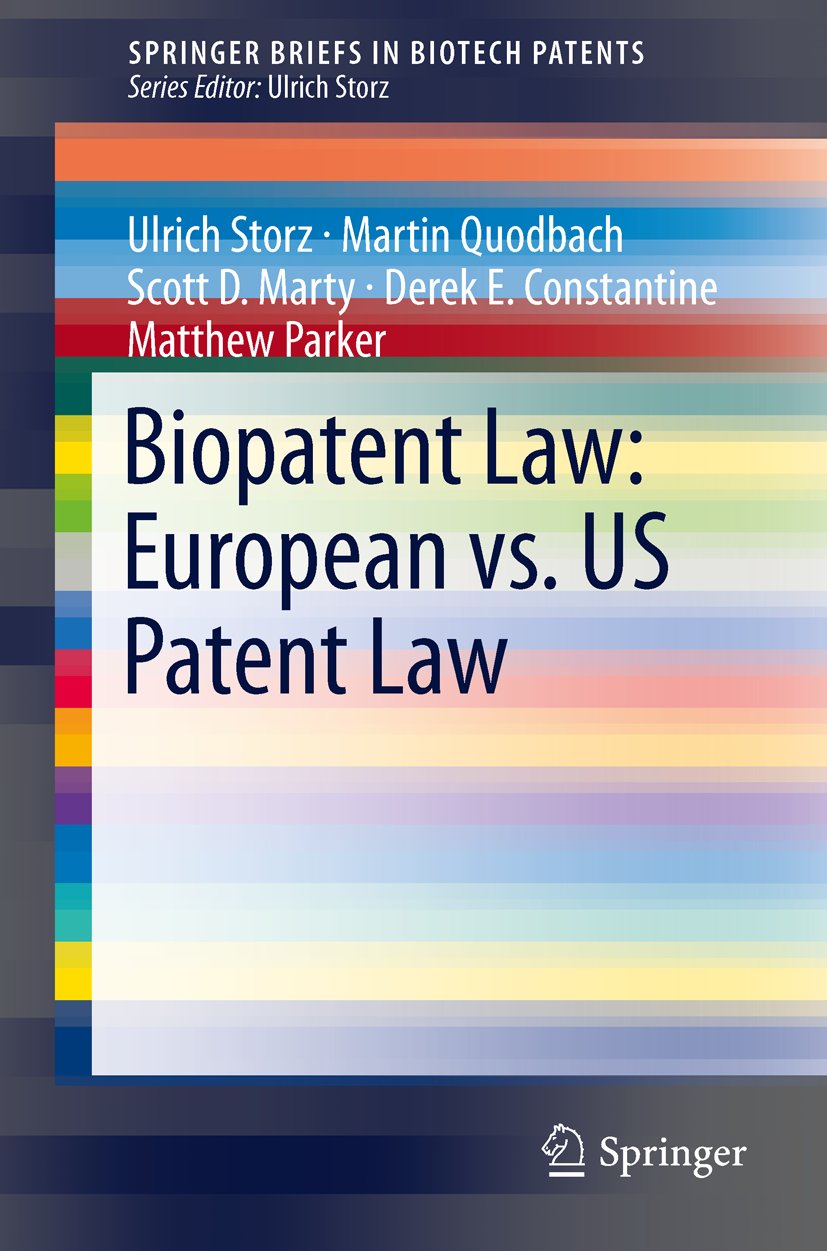 SpringerBriefs in Biotech Patents