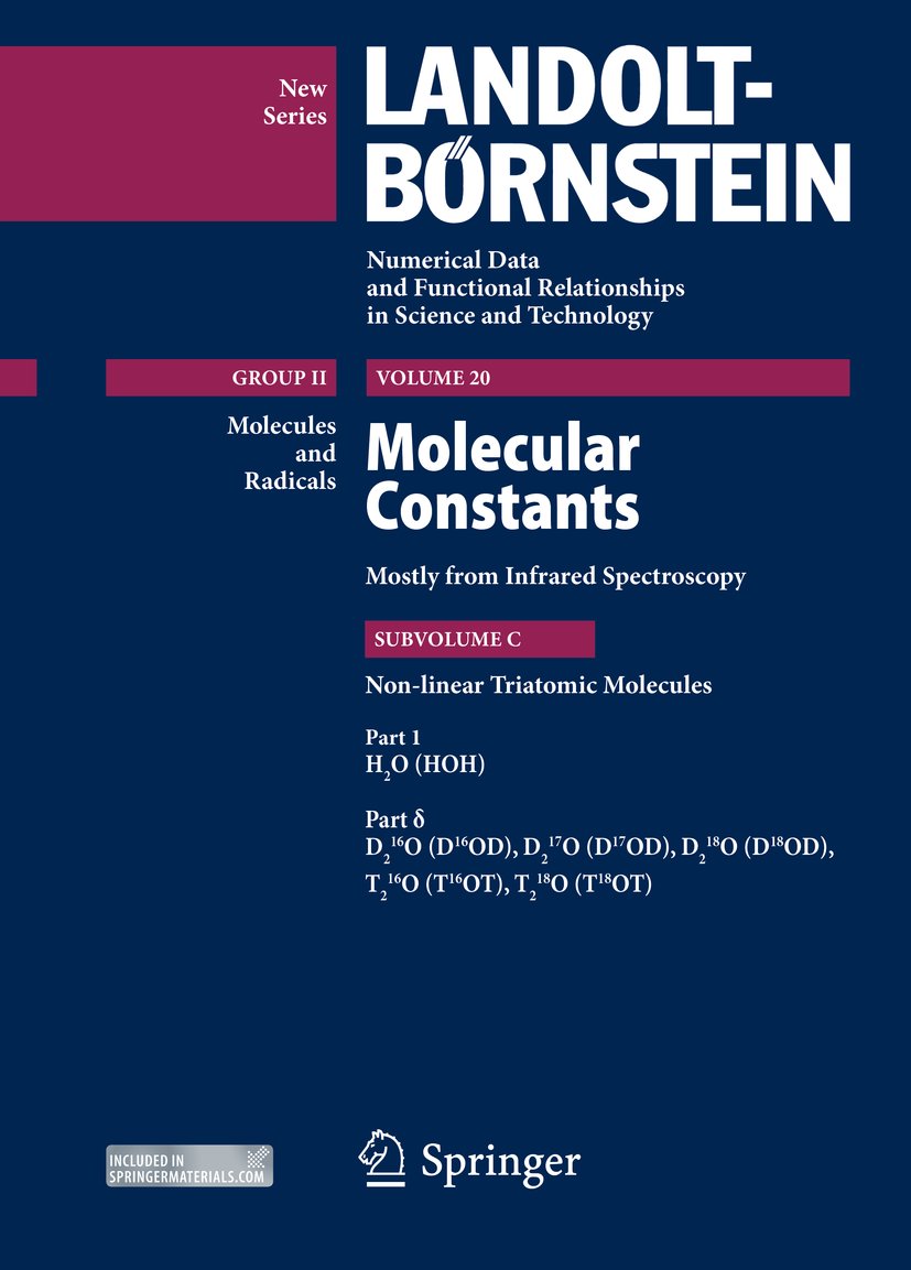 Landolt-Börnstein: Numerical Data and Functional Relationships in Science and Technology - New Series