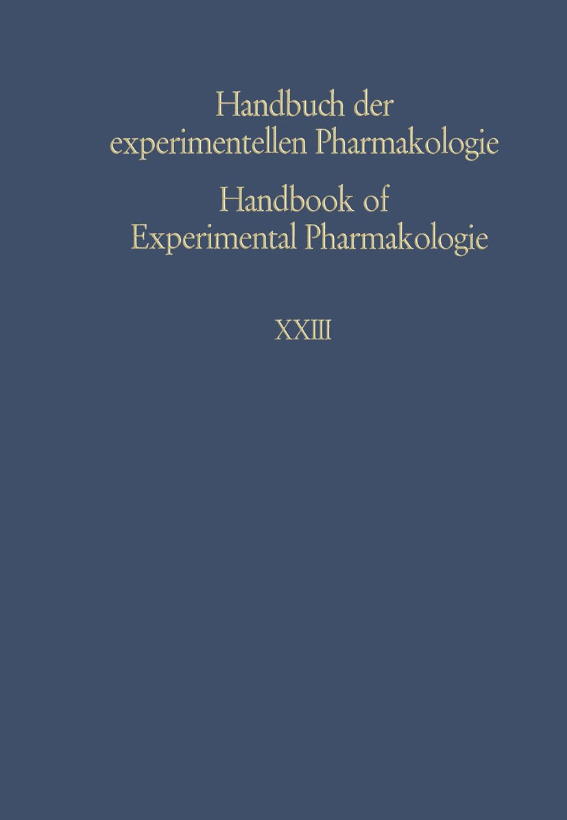 Handbook of Experimental Pharmacology