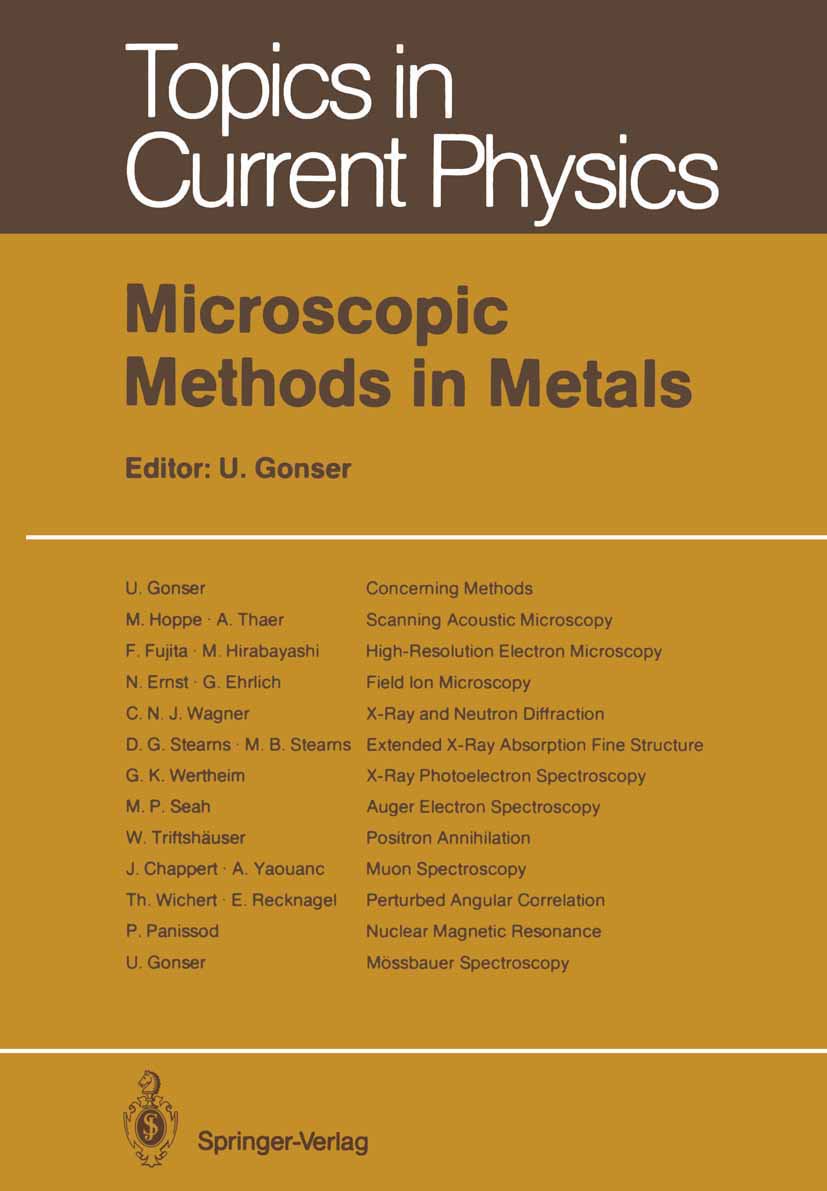 Microscopic Methods in Metals