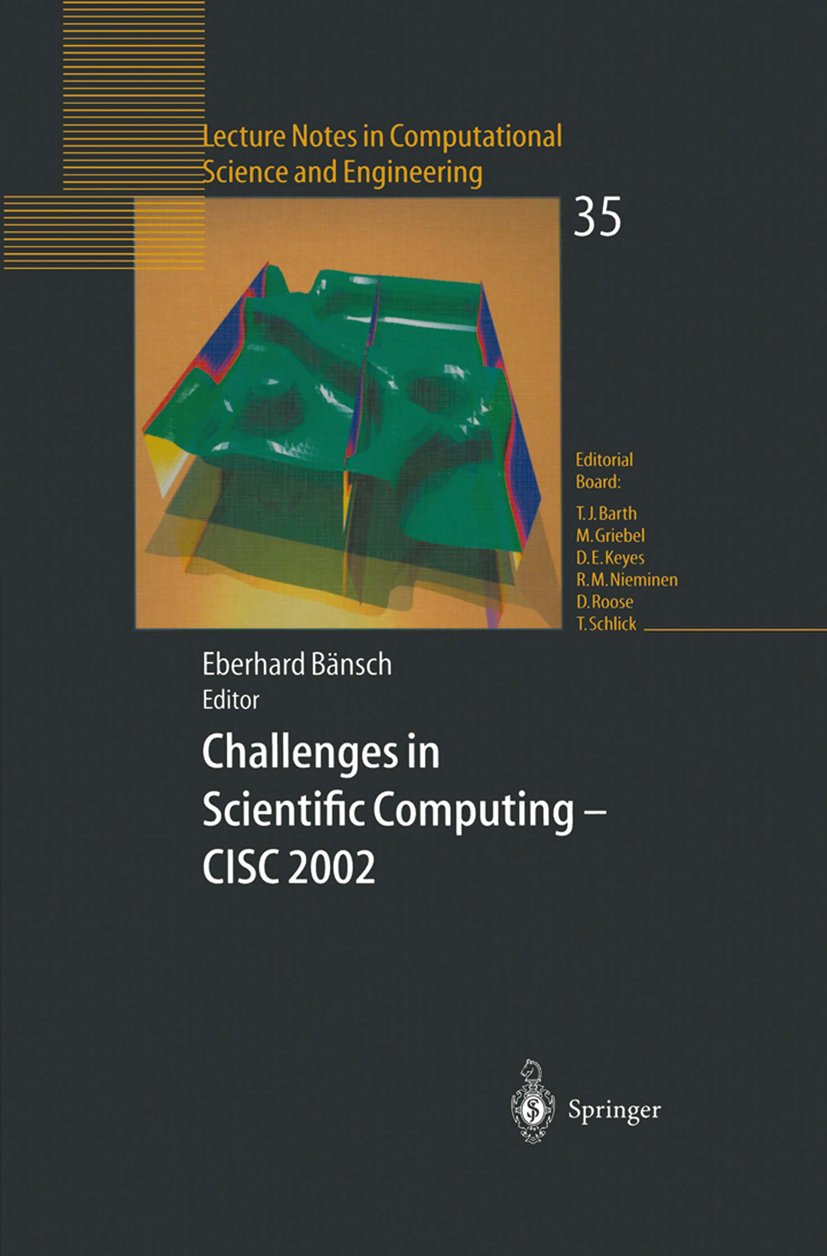 Lecture Notes in Computational Science and Engineering
