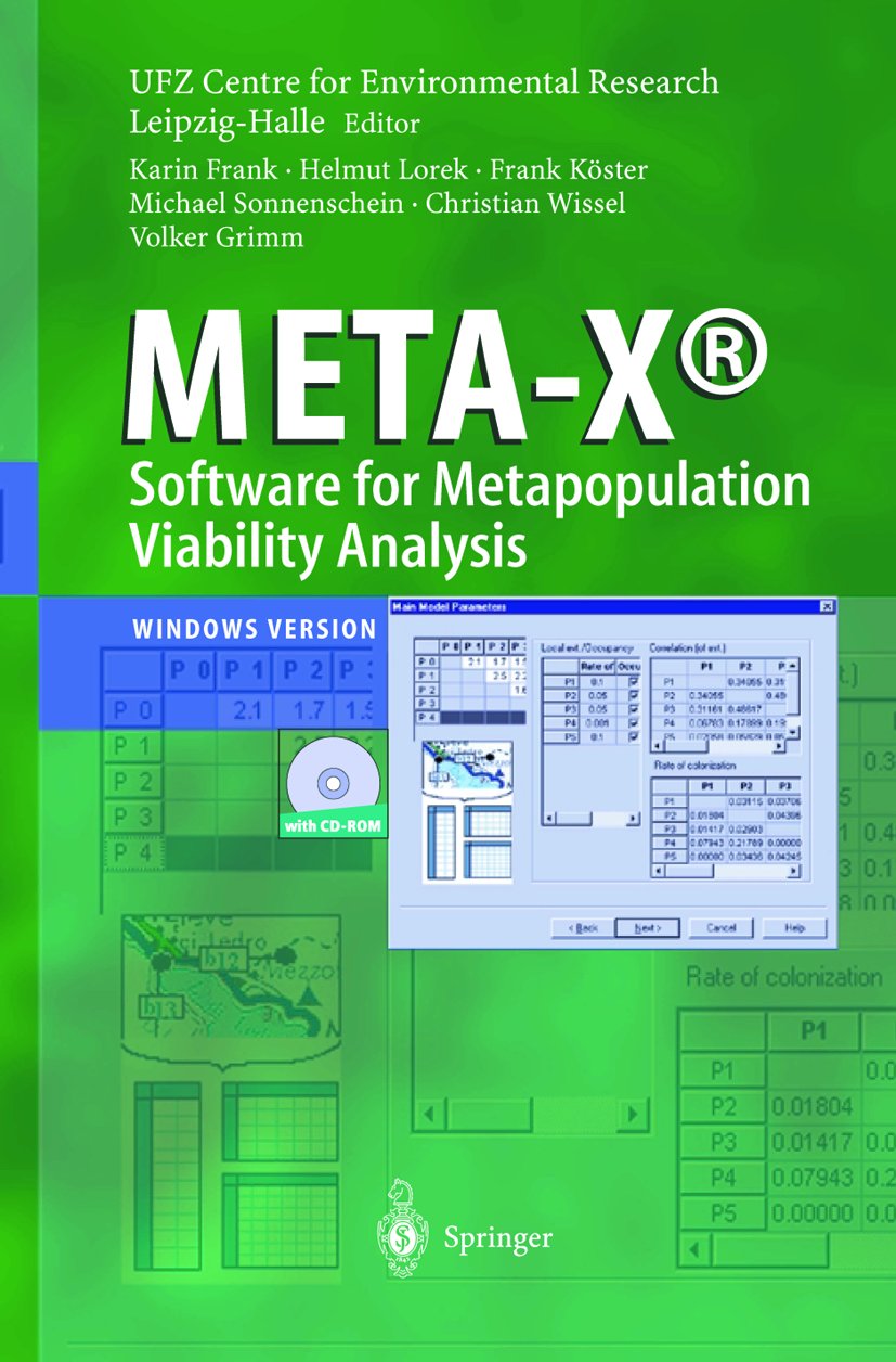 META-X®-Software for Metapopulation Viability Analysis