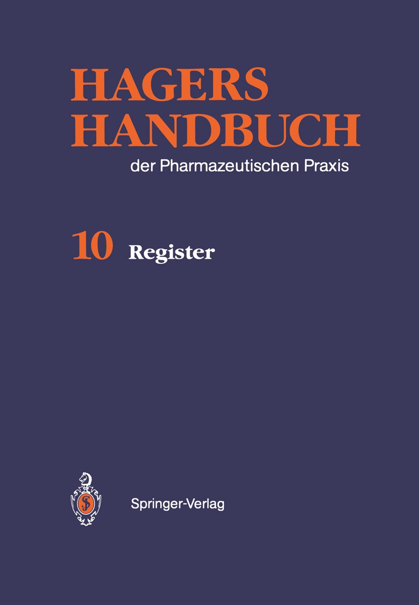 Hagers Handbuch der Pharmazeutischen Praxis