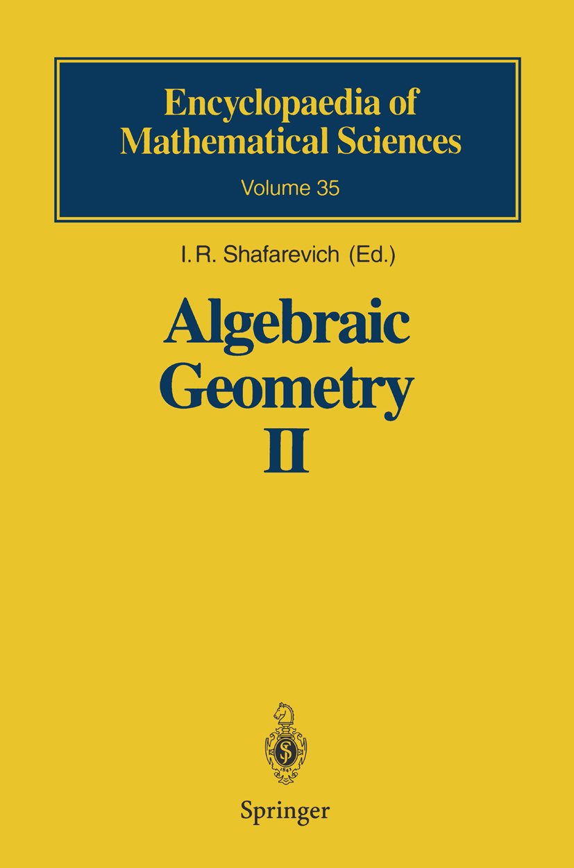 Encyclopaedia of Mathematical Sciences