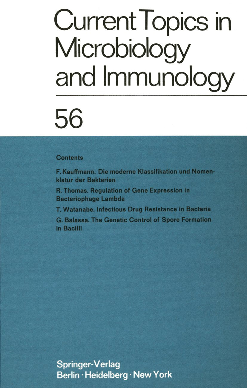 Current Topics in Microbiology and Immunology