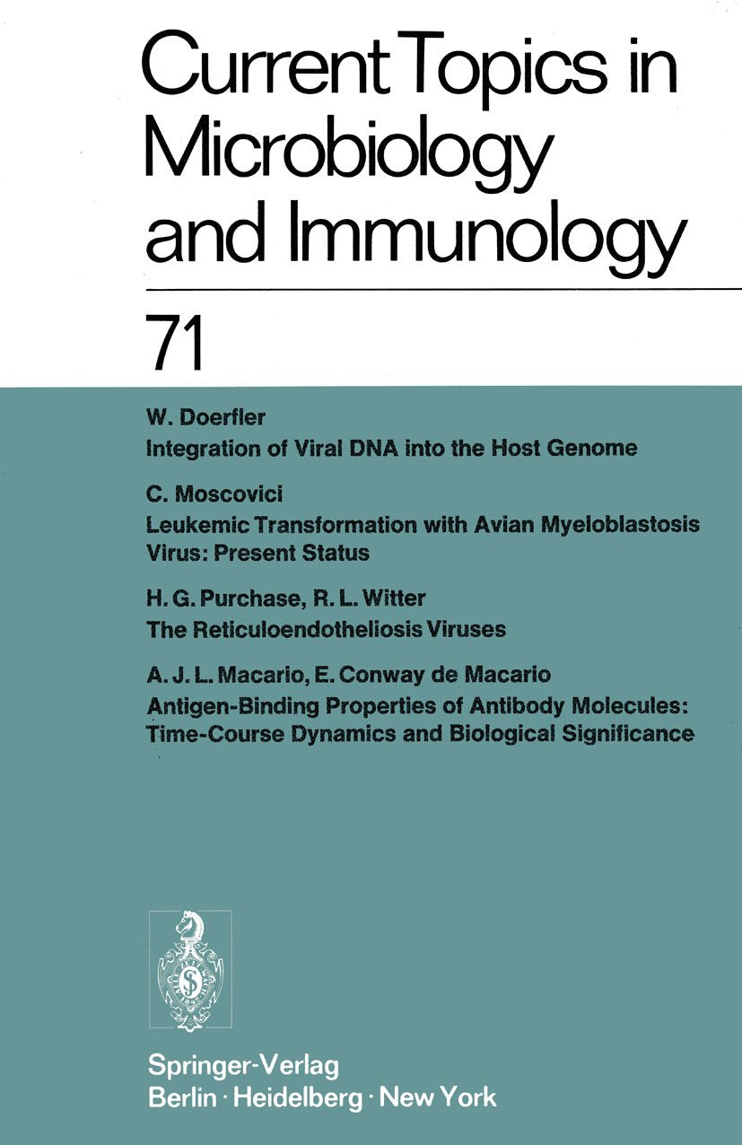Current Topics in Microbiology and Immunology