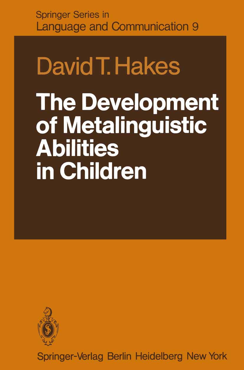 Springer Series in Language and Communication