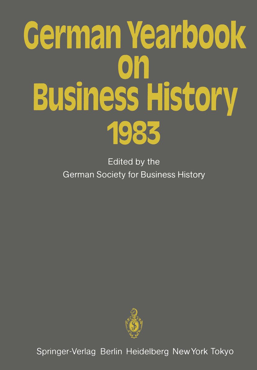 German Yearbook on Business History 1983