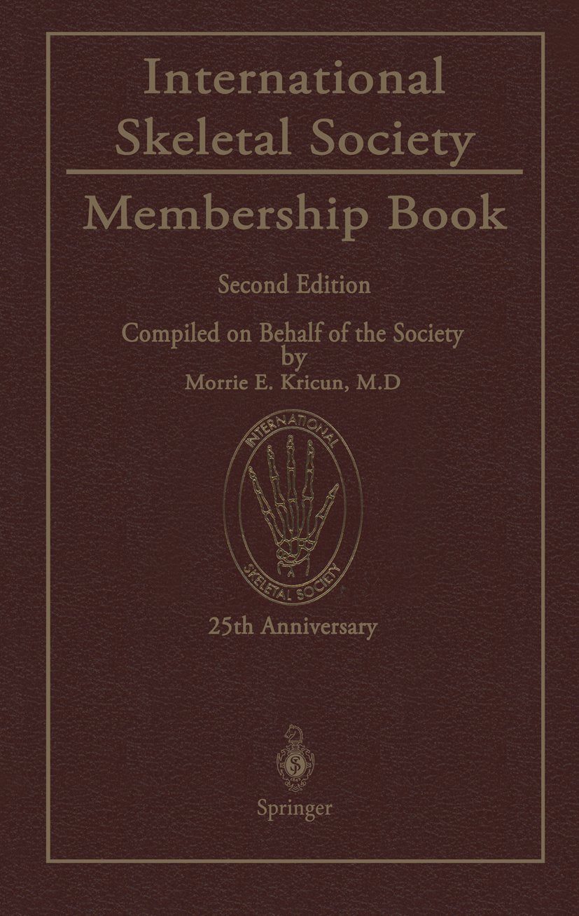 International Skeletal Society Membership Book