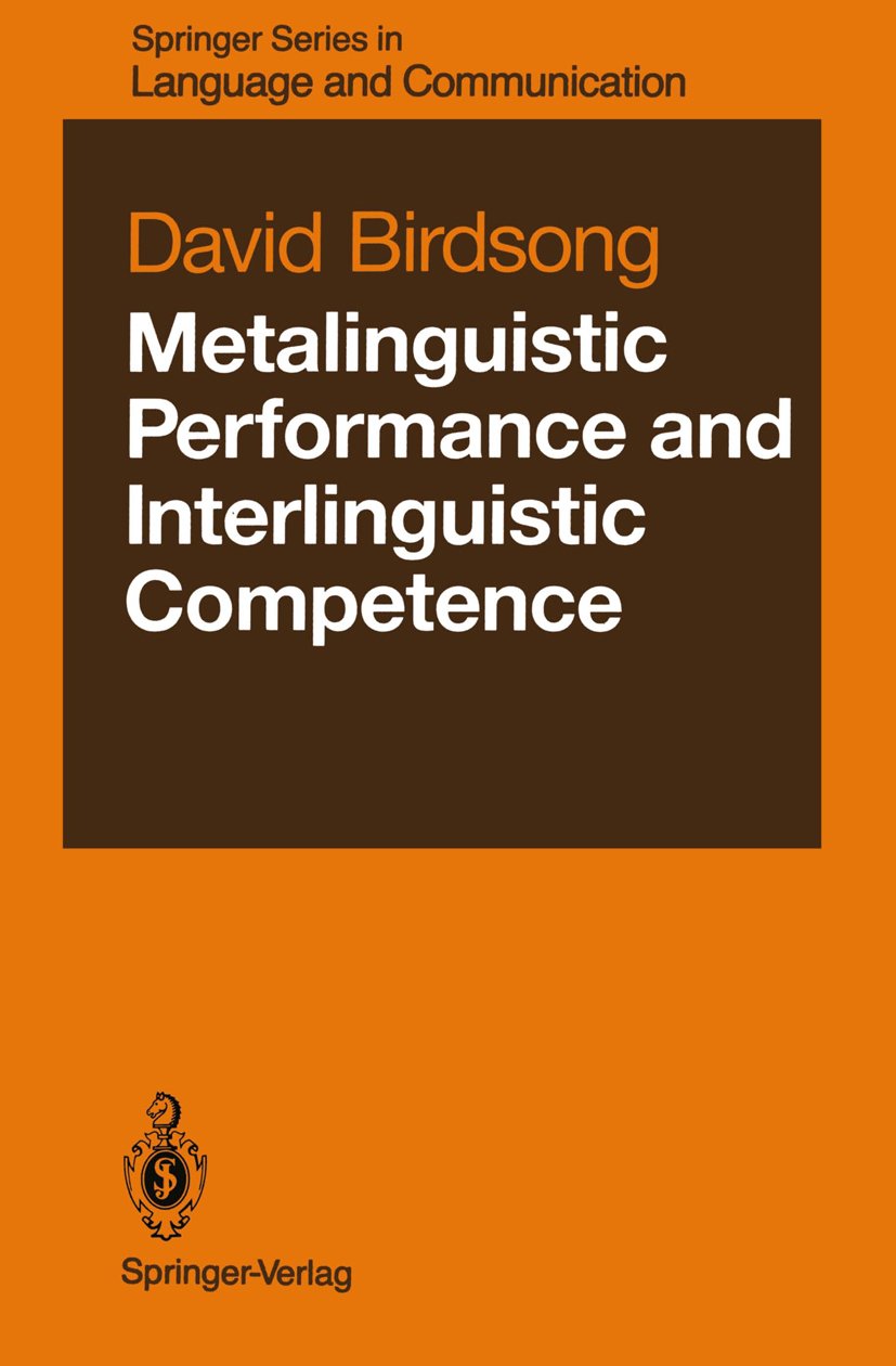 Springer Series in Language and Communication