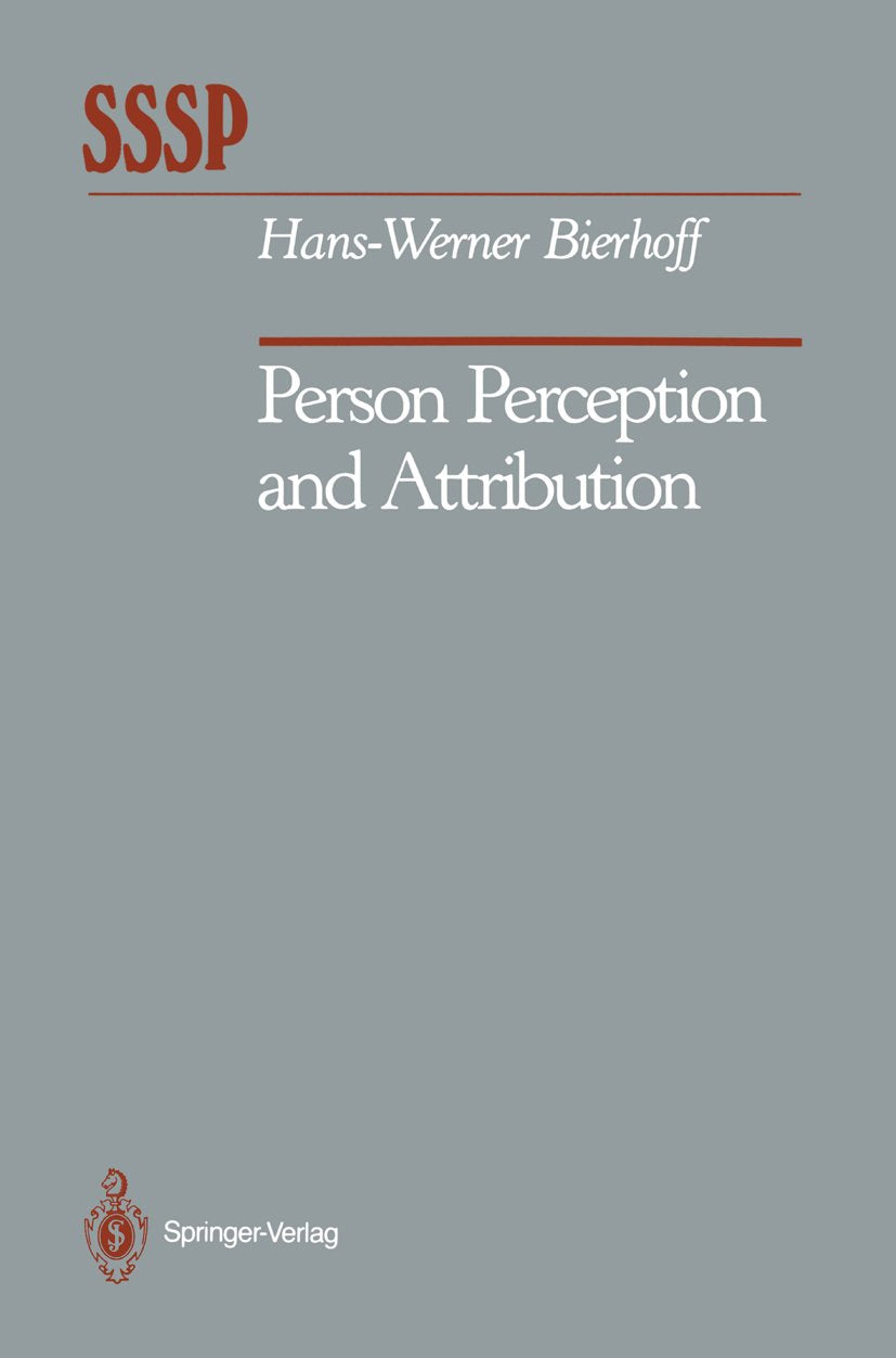 Springer Series in Social Psychology