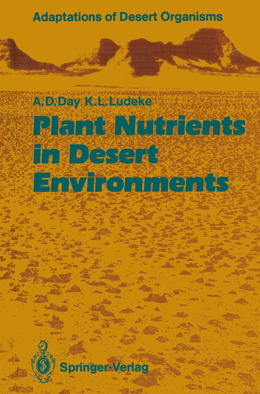 Plant Nutrients in Desert Environments