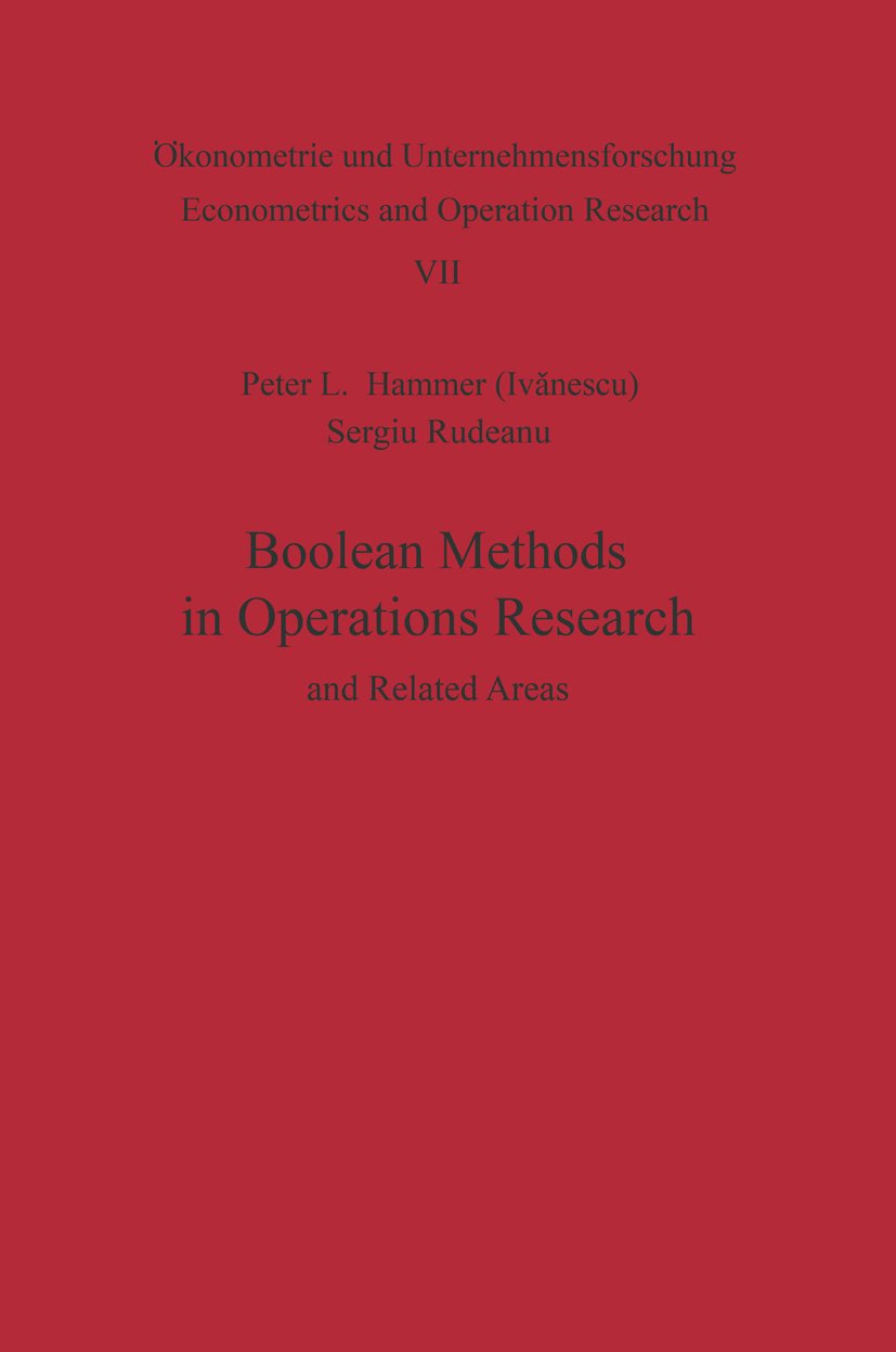 Ökonometrie und Unternehmensforschung Econometrics and Operations Research