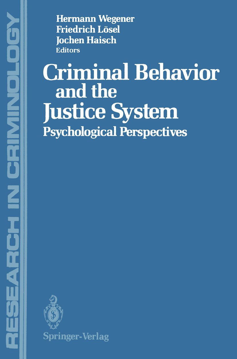 Research in Criminology