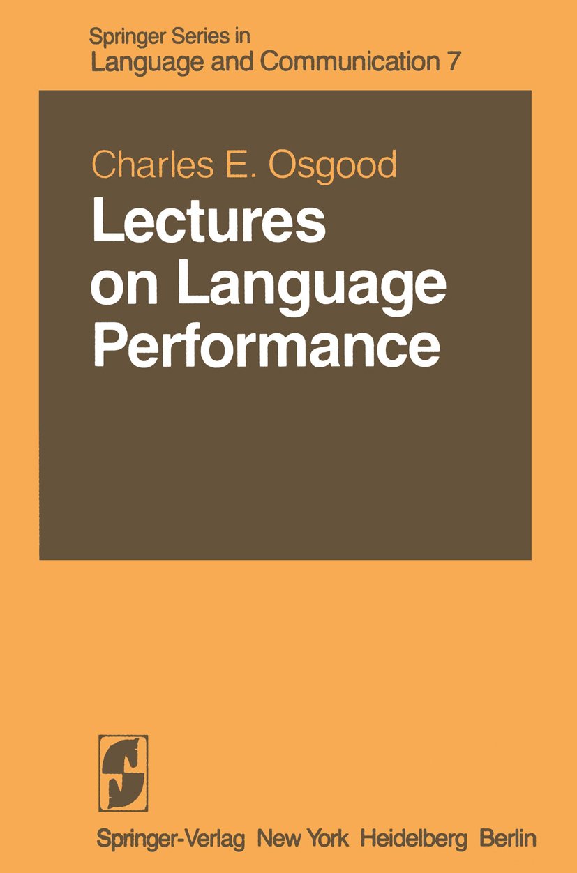 Springer Series in Language and Communication