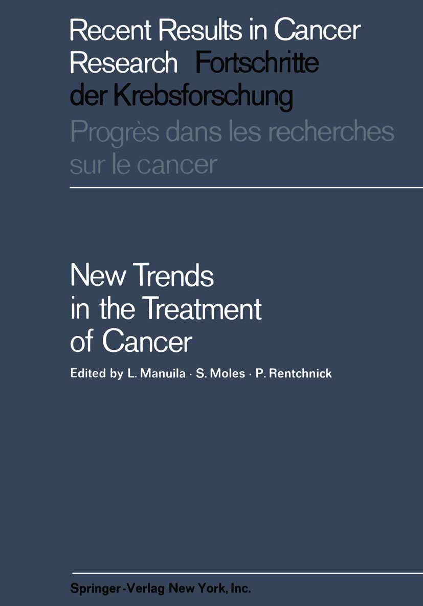 Recent Results in Cancer Research
